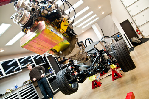 Factory Five Boss 347 Engine Install