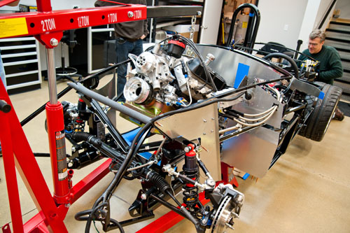 Factory Five Boss 347 Engine Install